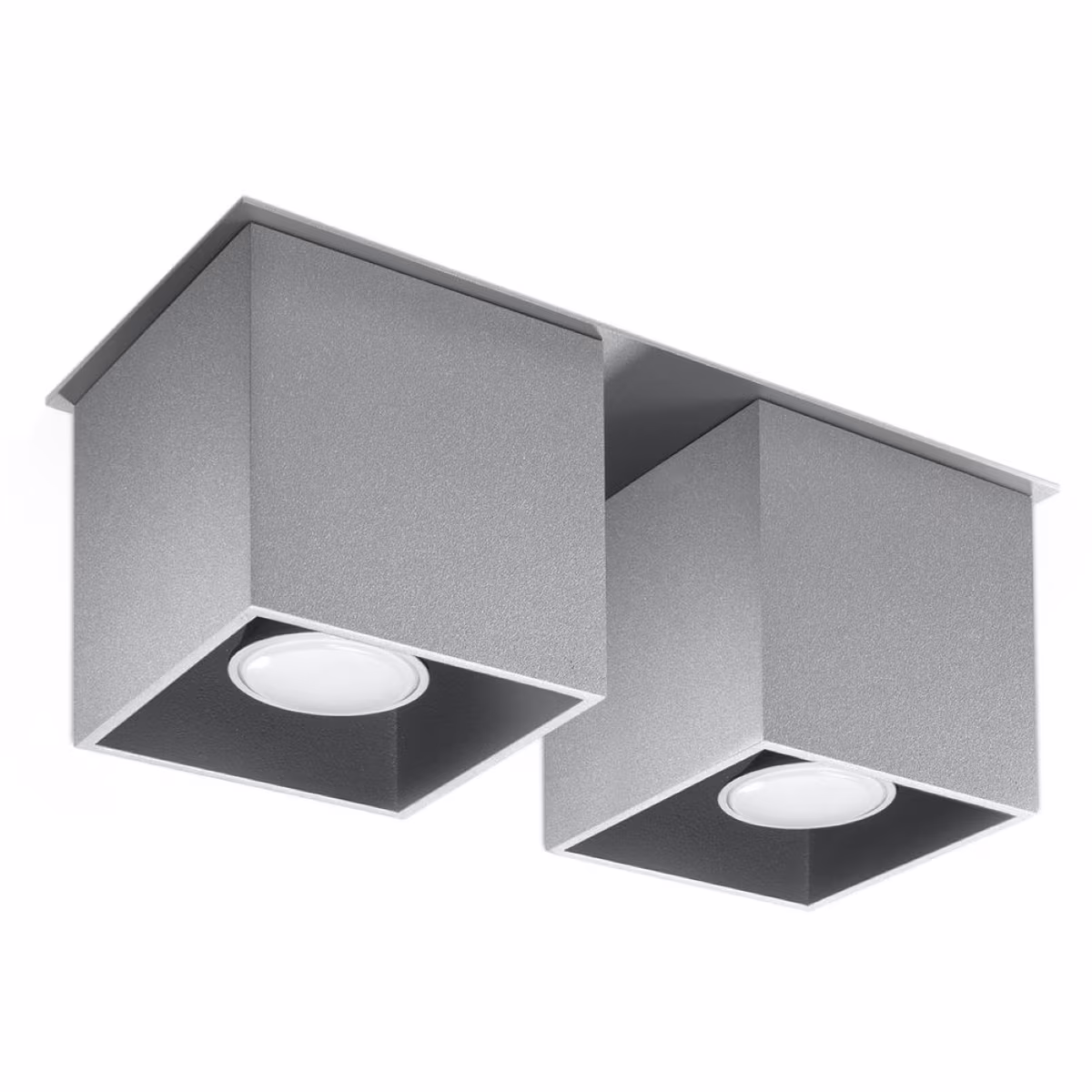 Ceiling Lamp Quad 2 Grey