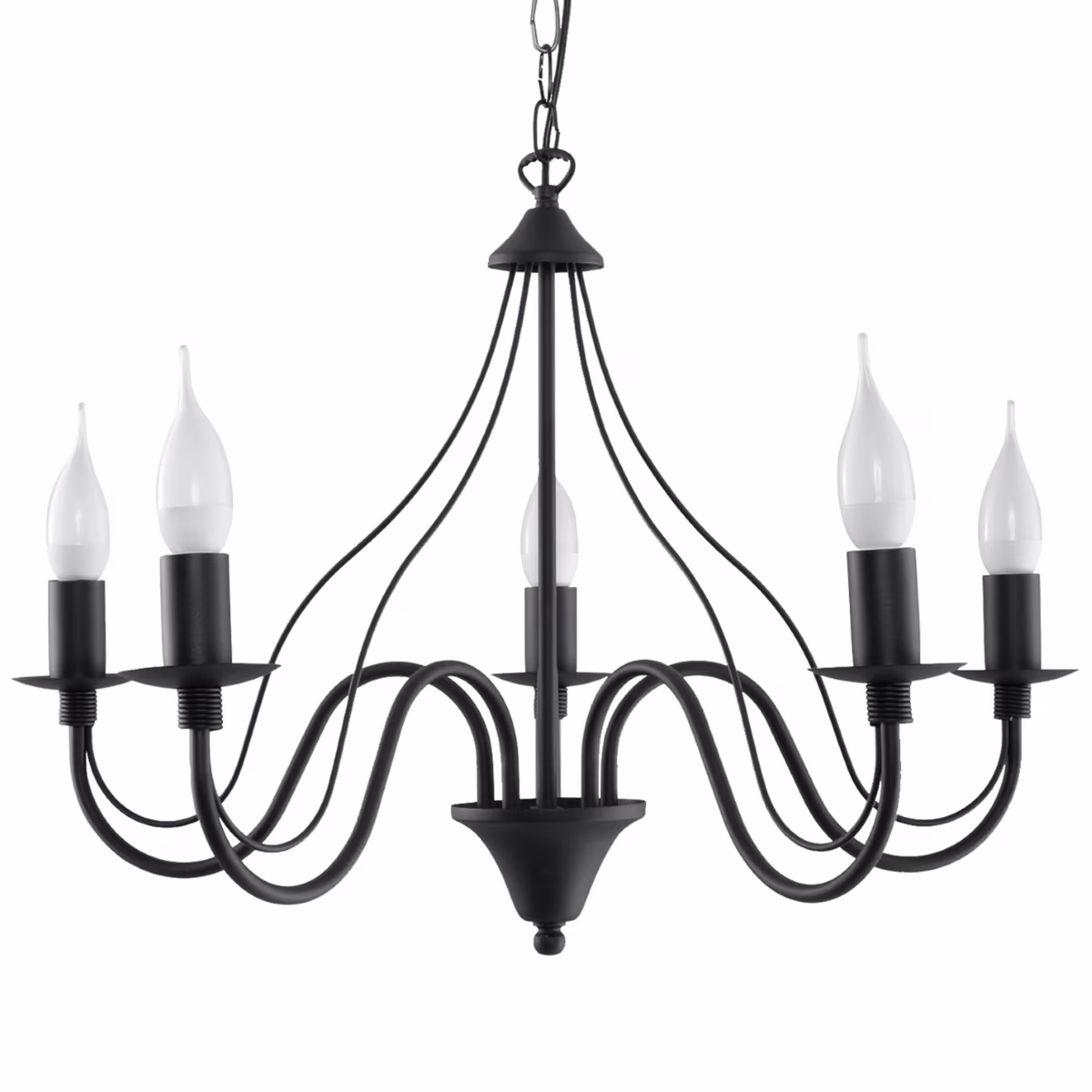 Chandelier Minerwa 5 Black