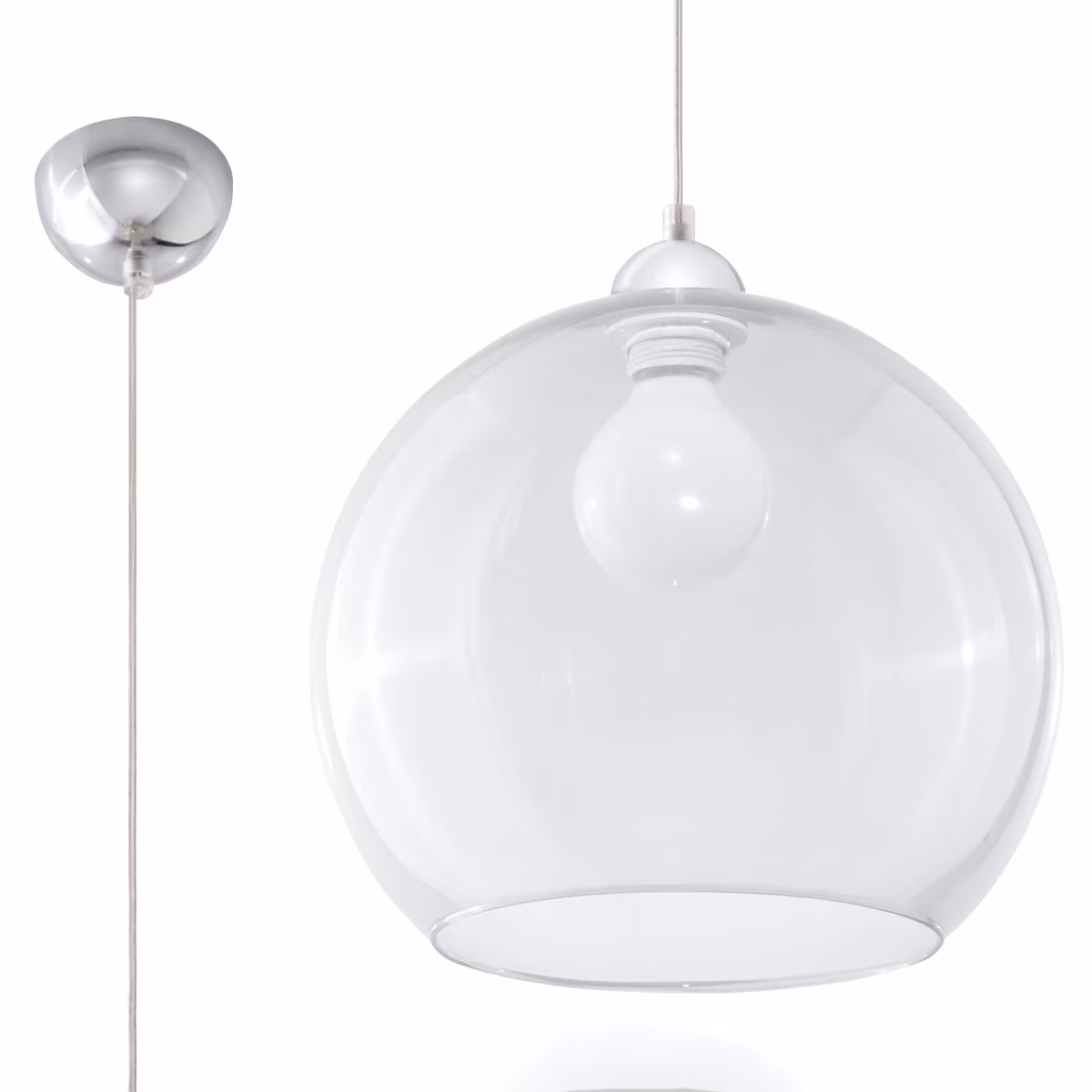 Pendant Lamp Ball Transparent