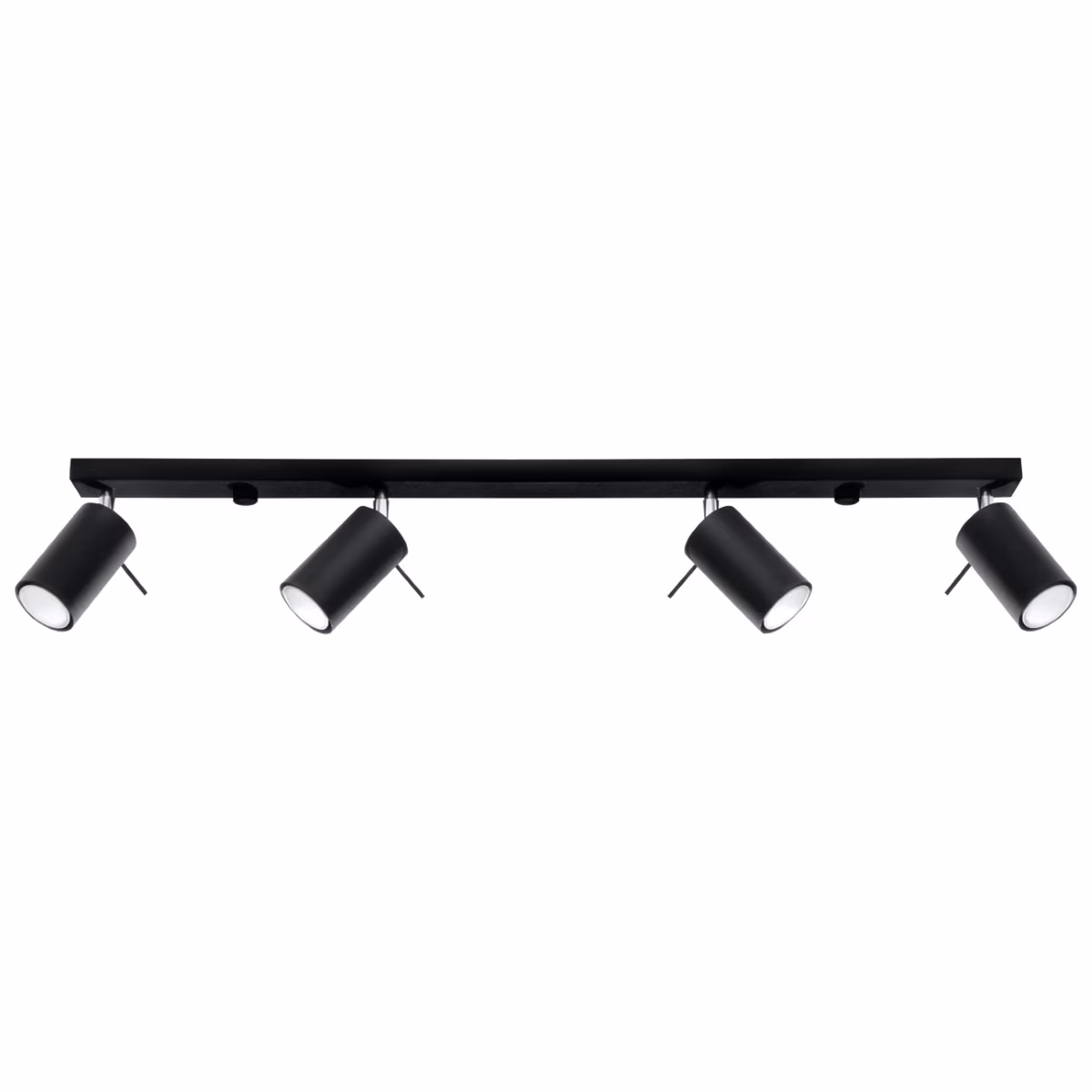 Ceiling Lamp Ring 4L Black