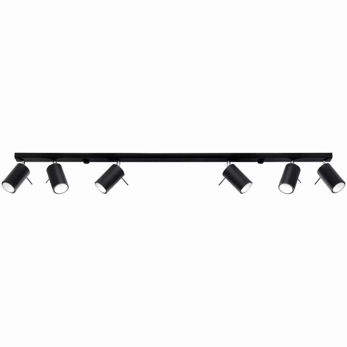 Ceiling Lamp Ring 6L Black