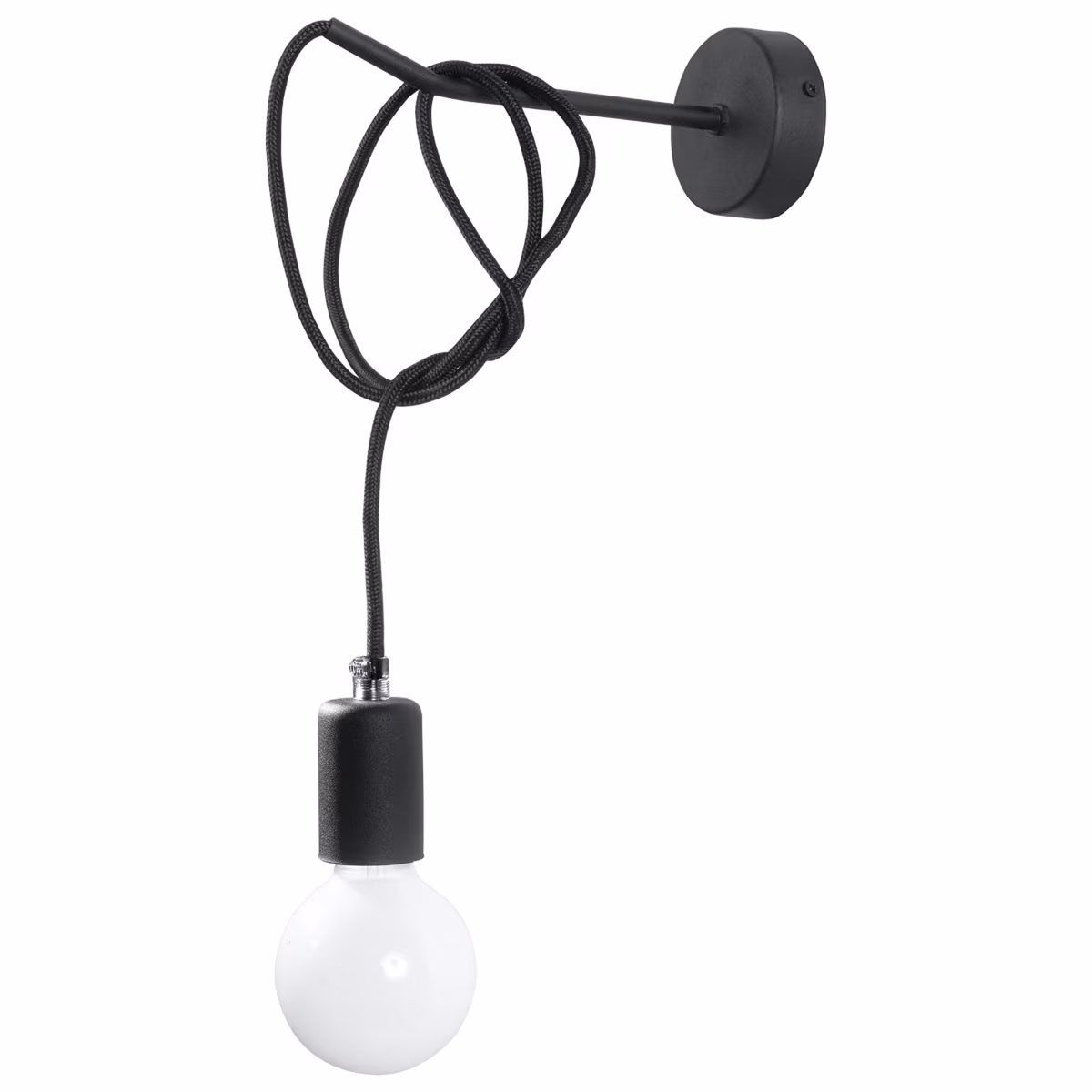 Wall Lamp Edison Black