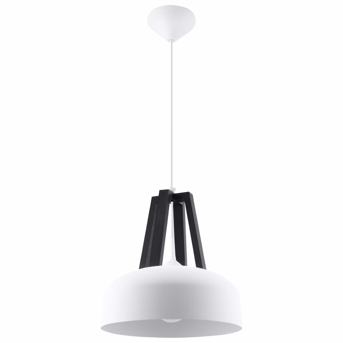Pendant Lamp Casco White/Black