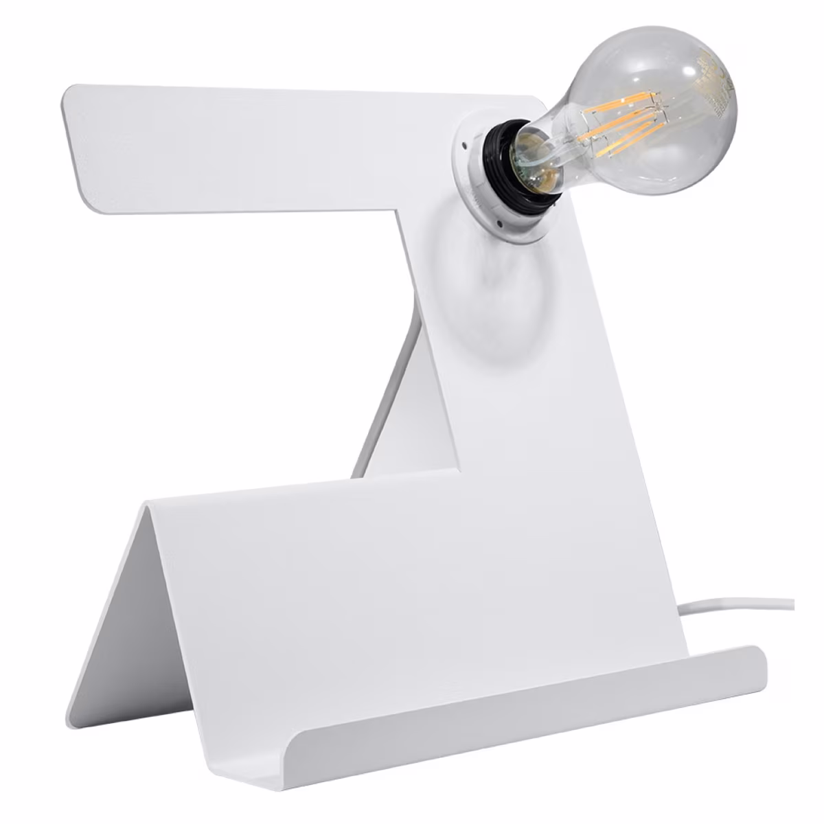 Table Lamp Incline White