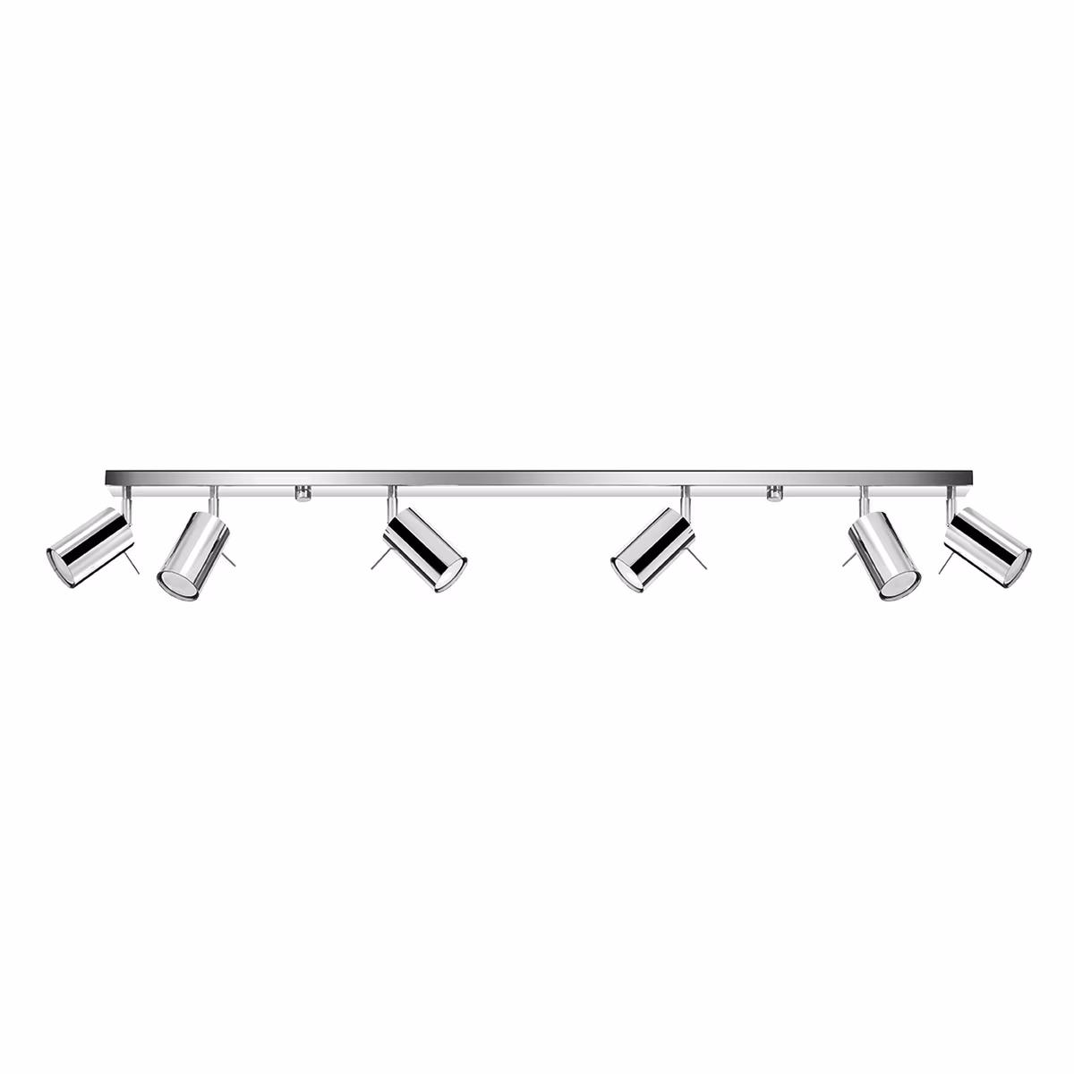 Ceiling Lamp Ring 6L Chrome