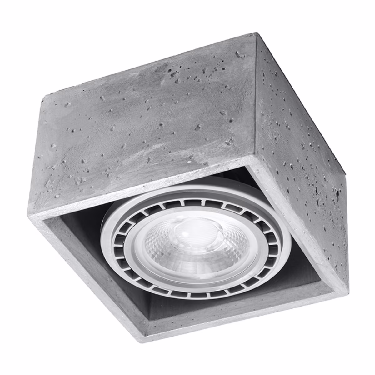 Ceiling Lamp Quatro 1 Concrete