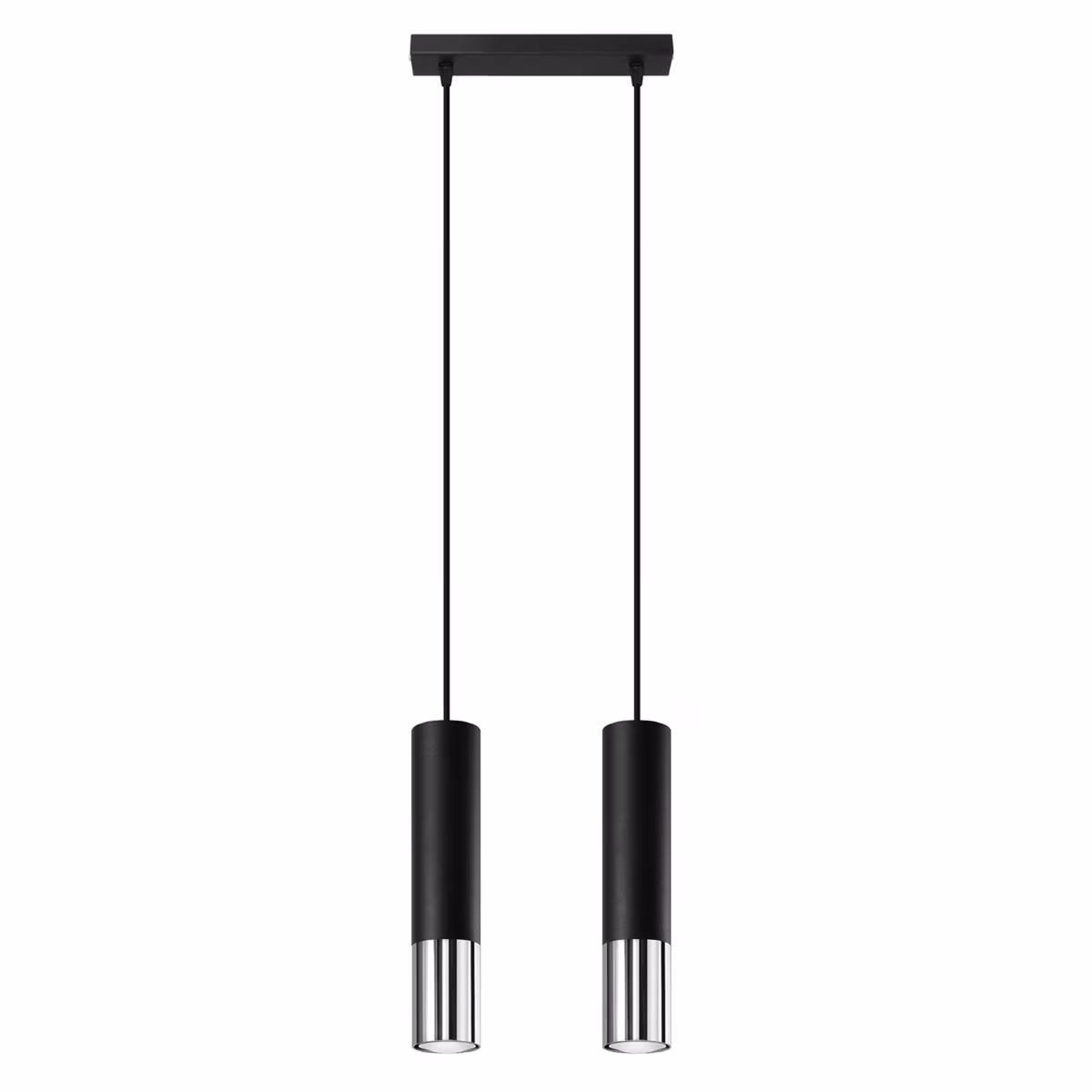 Pendant Lamp Loopez 2 Black/Chrome