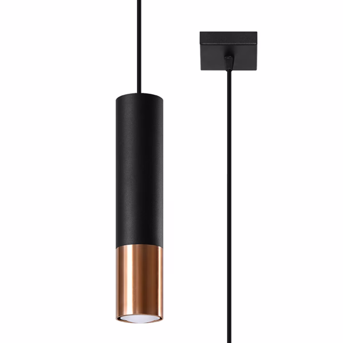 Pendant Lamp Loopez 1 Black/Copper