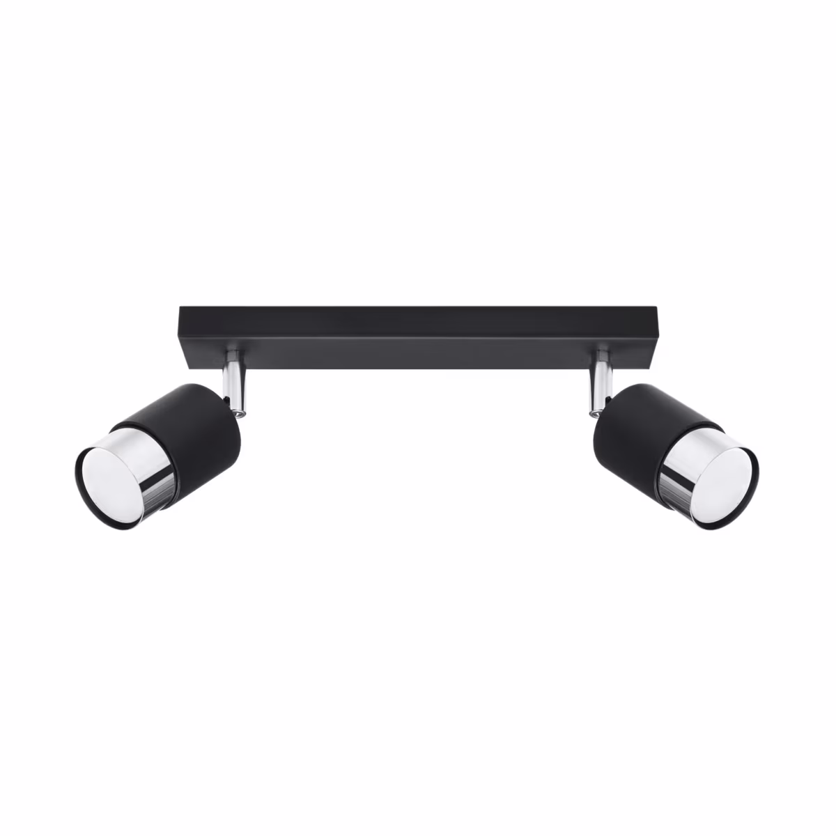 Ceiling Lamp Nero 2 Black/Chrome