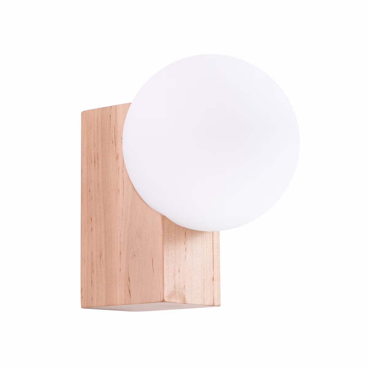 Wall Lamp Bulbo Natural Wood