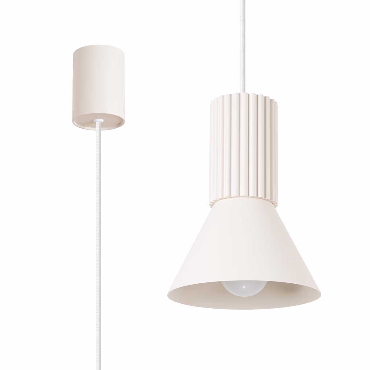 Pendant Lamp Estria 1 Beige