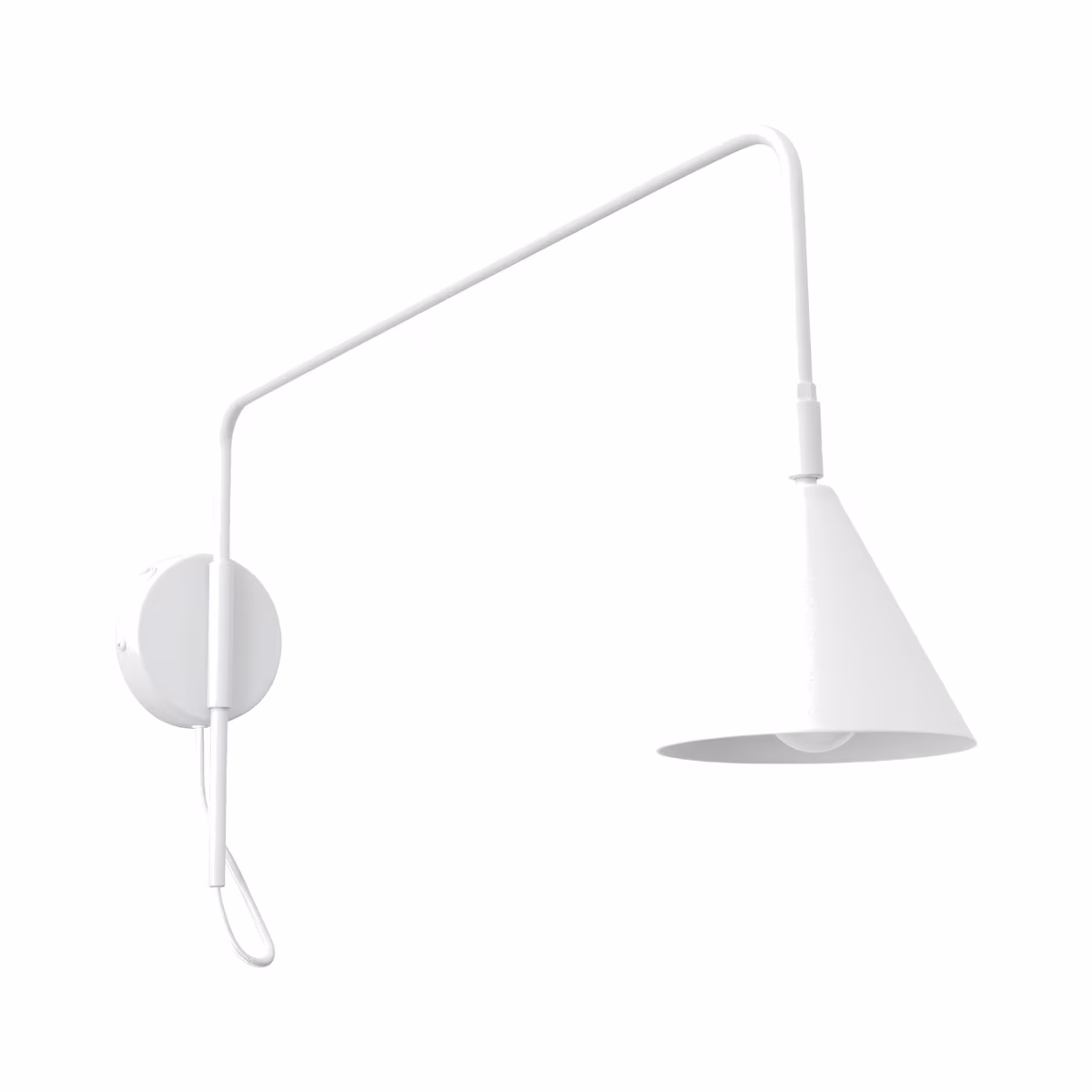 Wall Lamp Nox 1 White With A Switch