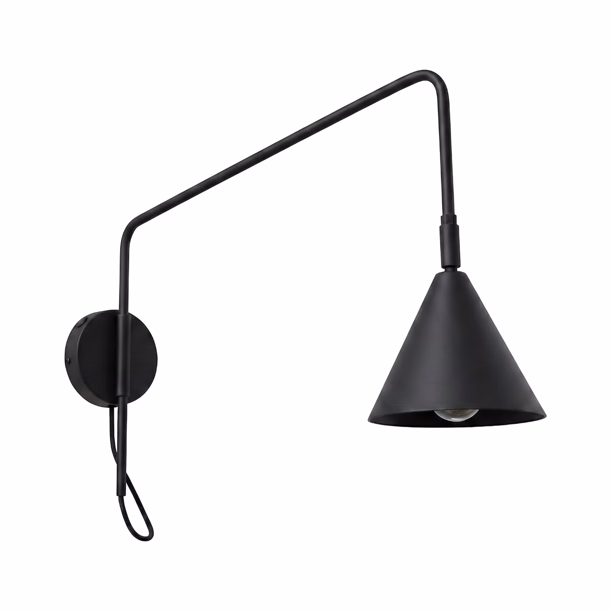 Wall Lamp Nox 1 Black With A Switch